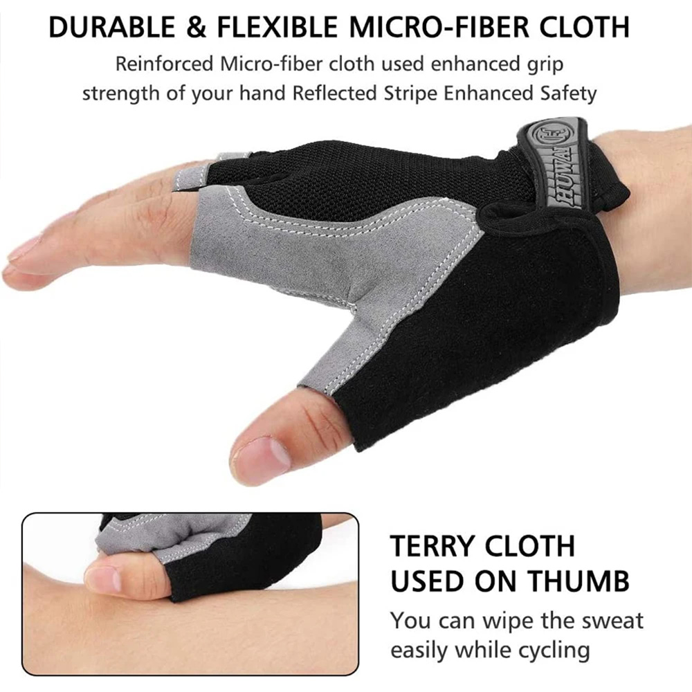 Non-Slip Half-Finger Training  - Workout Glove Gym ulasan dan harga