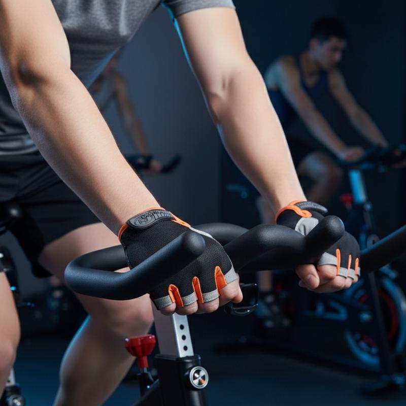 Fingerless Cycling Gloves Anti - Fingerless Glove Knit ulasan dan harga