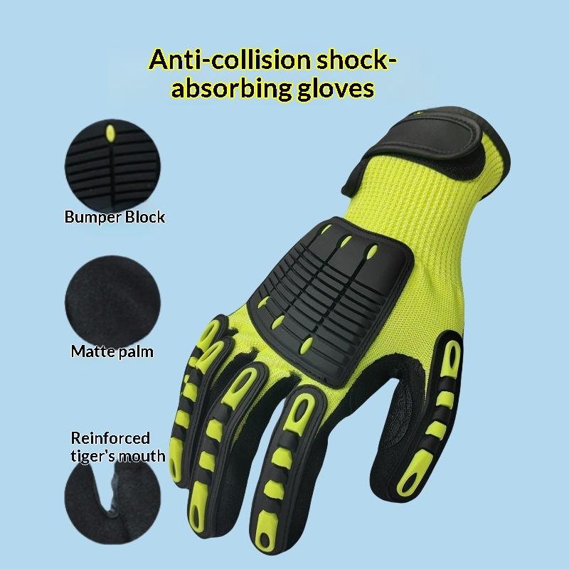 1 Pair Cut & Impact Resistant  - Work Glove Impact ulasan dan harga