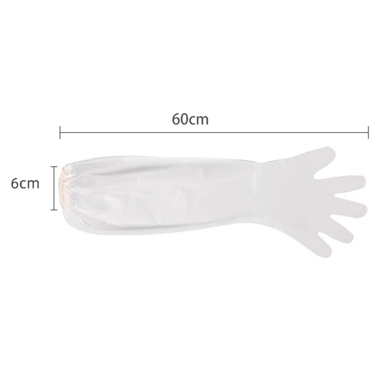 100PCS Disposable Arm Guard Gl - Rubber Glove Cleaning ulasan dan harga