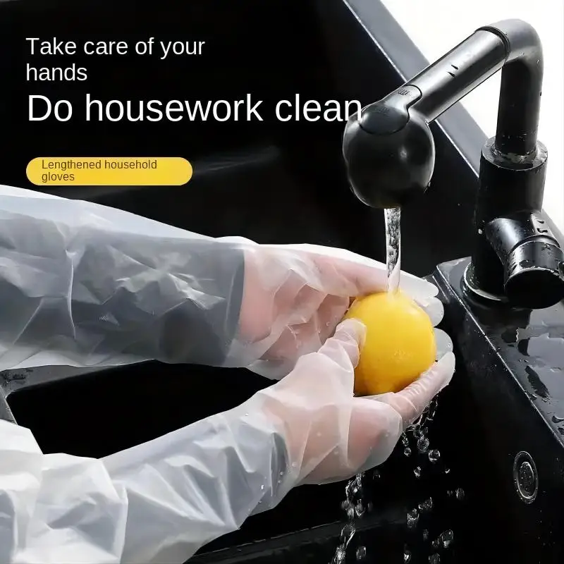 100PCS Disposable Arm Guard Gl - Rubber Glove Cleaning ulasan dan harga