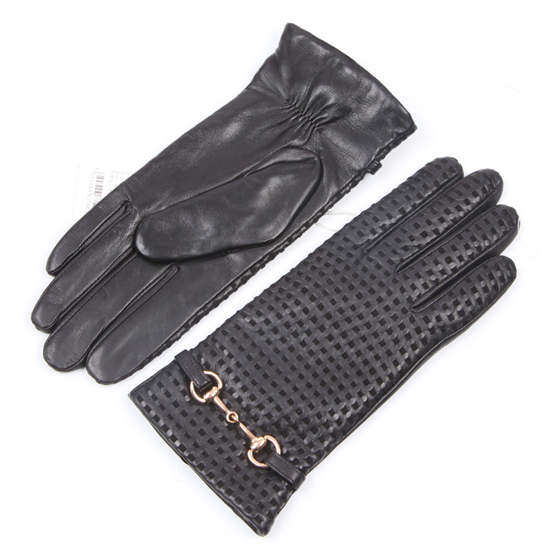 Real Leather Gloves Female The - Wool Glove Lined ulasan dan harga