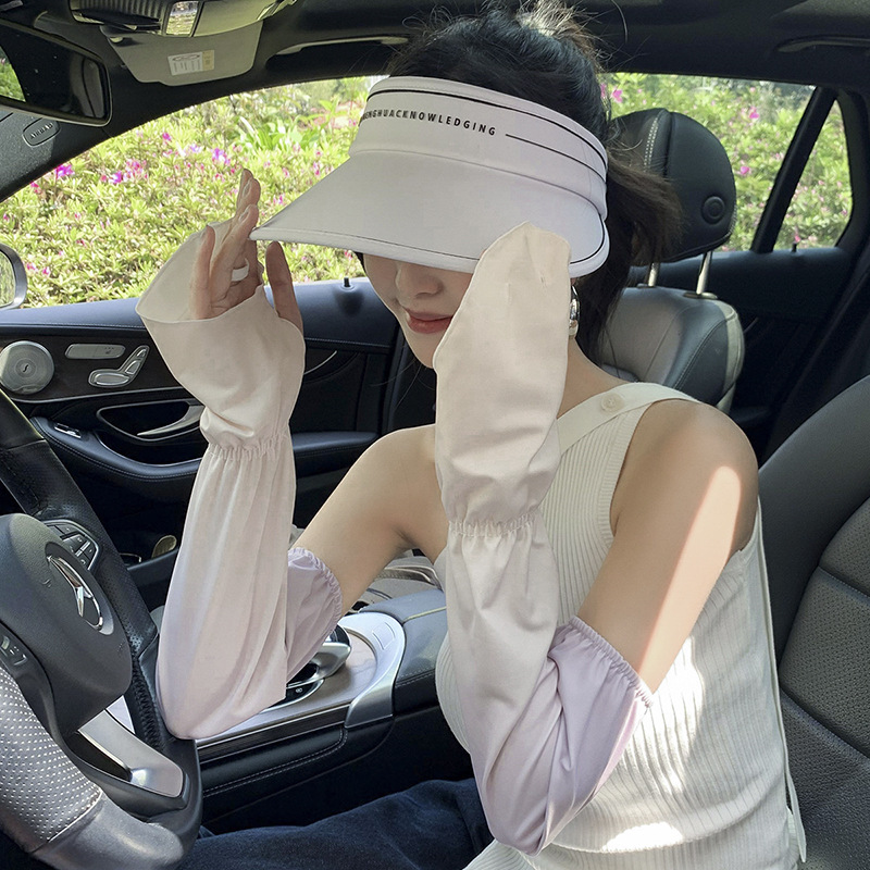 Driving Fingerless Sun Sleeves - Fingerless Glove Knit ulasan dan harga