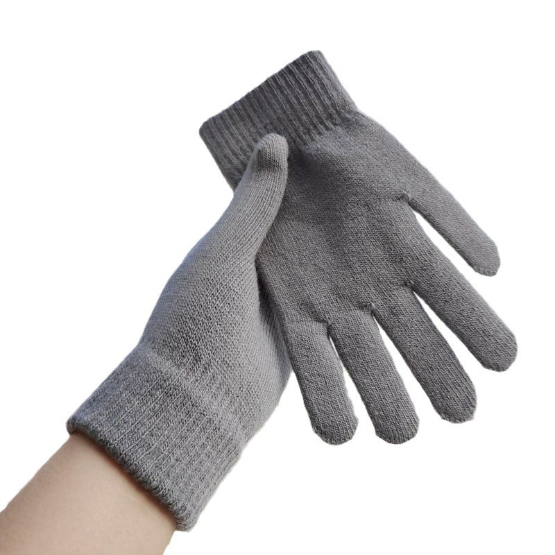 Men's and Women's Knitted Wool - Wool Glove Lined ulasan dan harga