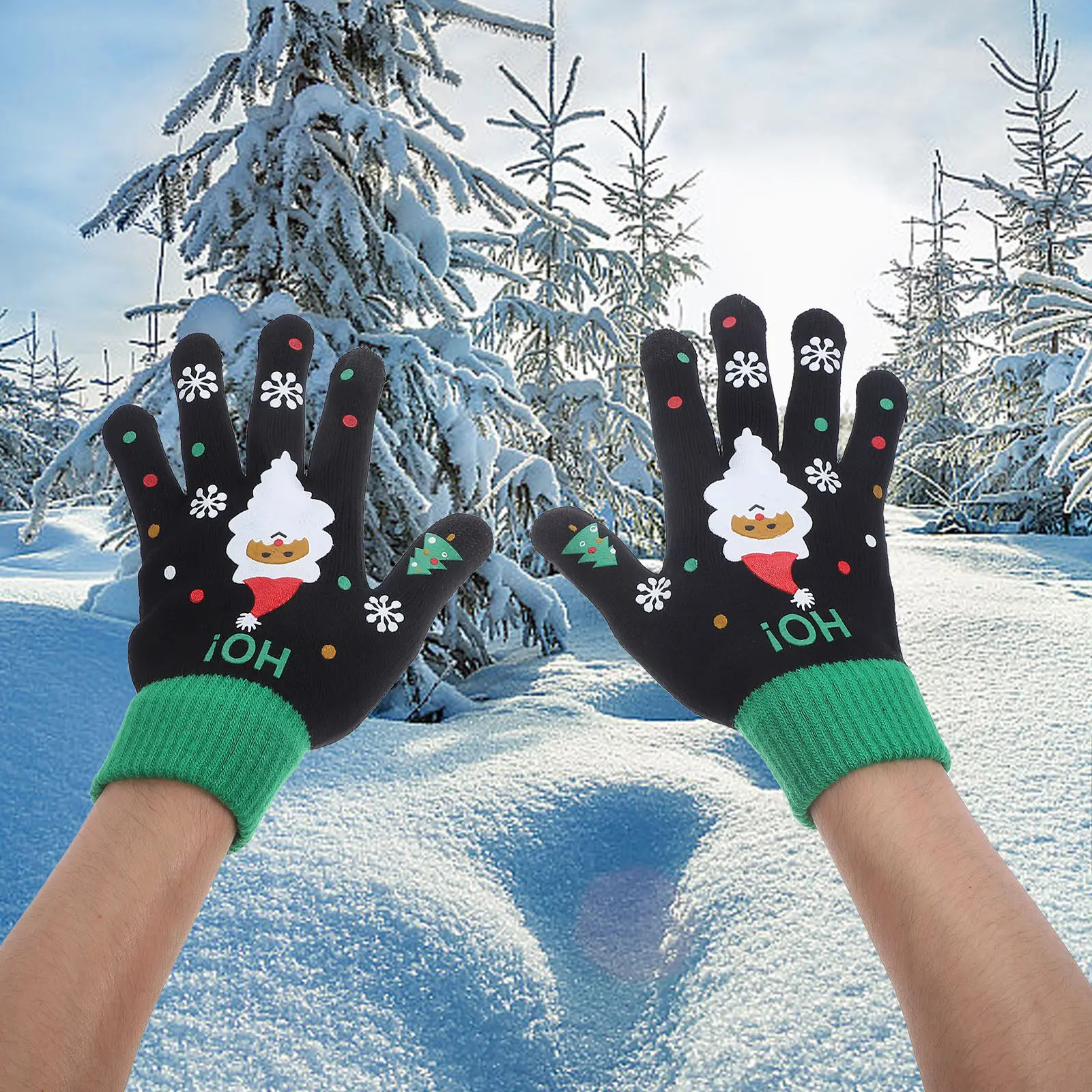 1-20Pairs Winter Knit Gloves T - Wool Glove Lined ulasan dan harga