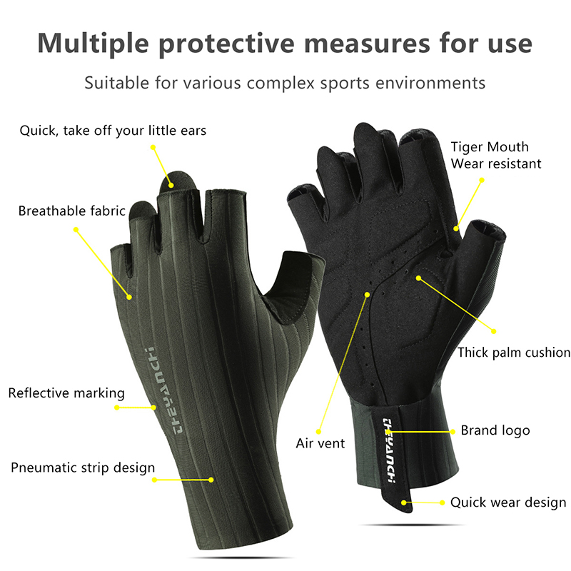 Summer Breathable Half Finger  - Cycling Glove Padded ulasan dan harga
