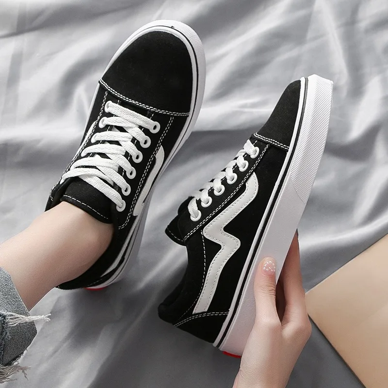 Youth Students Boys Girls Spri - Vans Shoes Old Skool ulasan dan harga