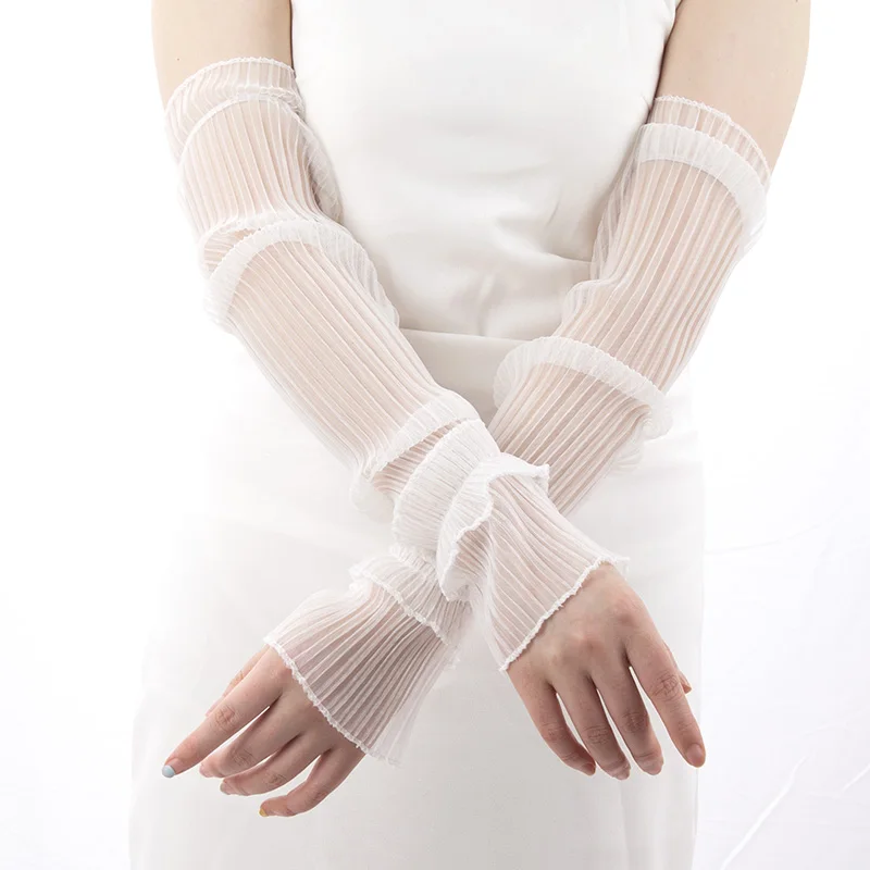 Summer Long Fingerless Gloves  - Fingerless Glove Knit ulasan dan harga