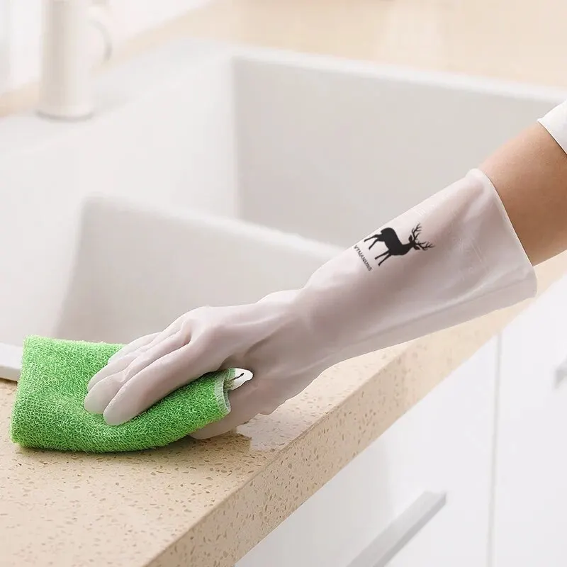 Waterproof Housework Cleaning  - Rubber Glove Cleaning ulasan dan harga